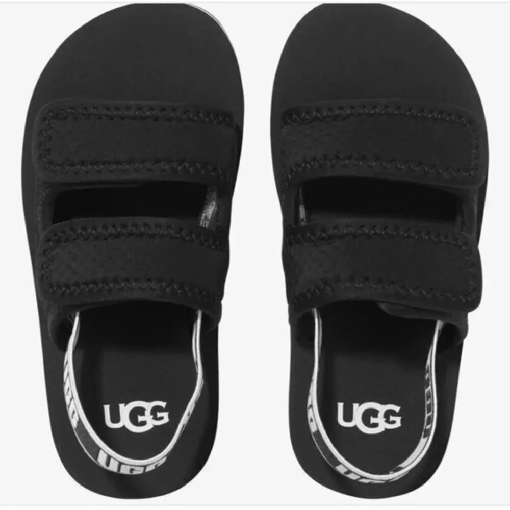NEW UGG Lennon Sling‎ back Sandals Unisex Kids Size 5 Shoes Neoprene Adjustable